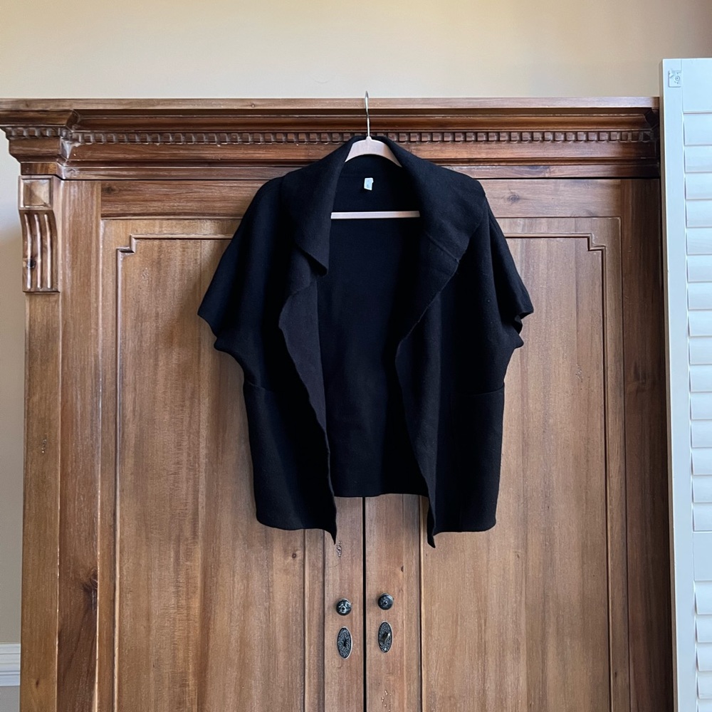 Anthro Black Shrug